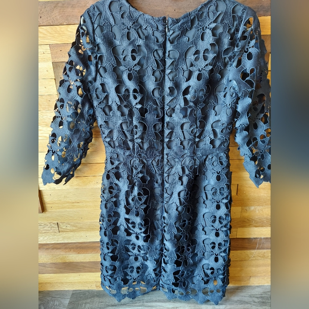 Black cocktail dress, size 2
